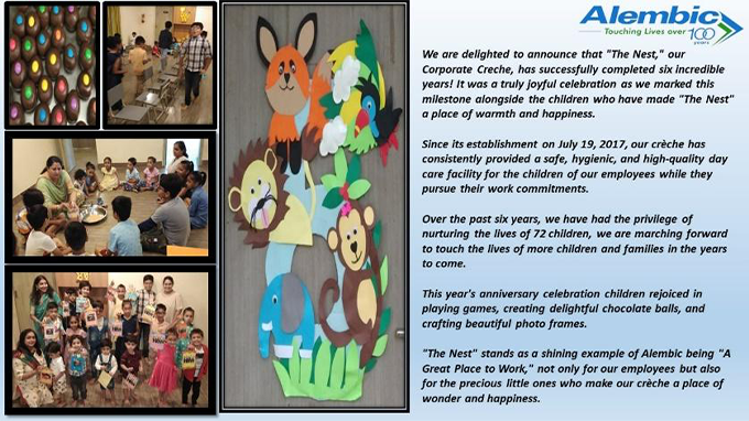 Celebration at Crèche